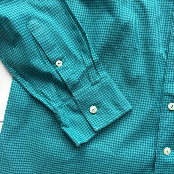 Southern Tide Women’s Green Gingham Button Down Shirt Size 6 - Picture 4 of 8